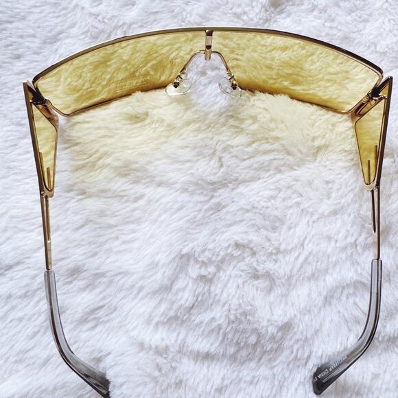 Shane Clear Yellow Wrap-Around Sunglasses - Picture 7 of 10